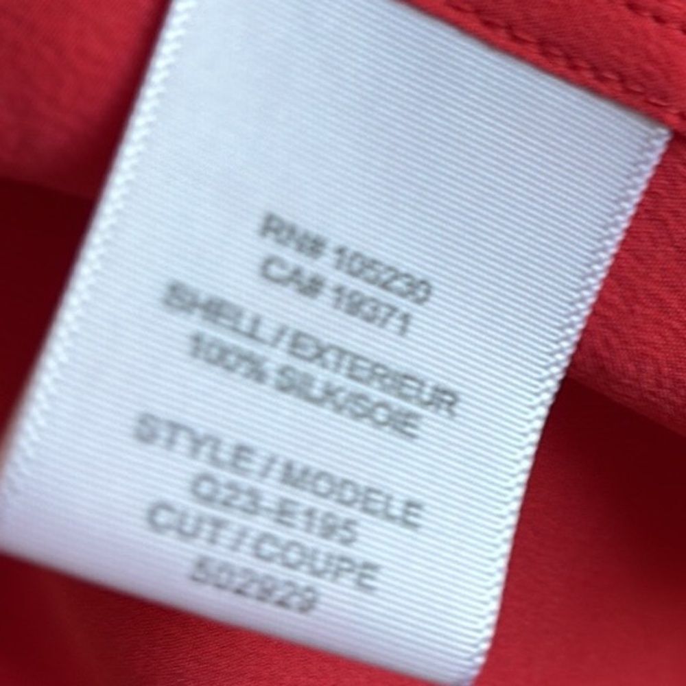 Equipment Brand Silk Coral Classic Button Down Shirt Blouse - Picture 5 of 6